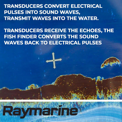 RAYMARINE A80464 Raymarine Axiom RV-100 RealVision 3D All-in-one Transom Mount Transducer, Black
