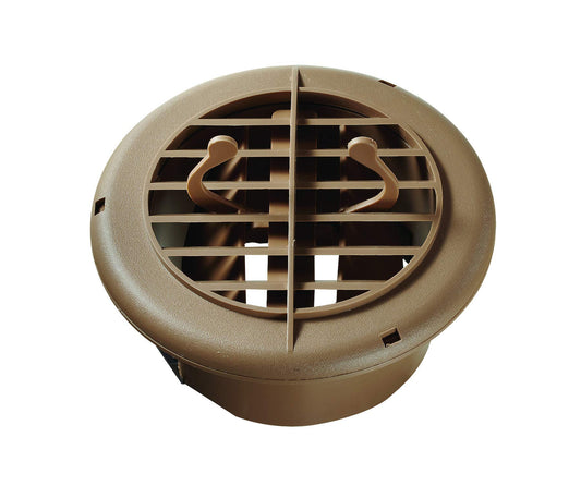 RV DESIGNER H810 RV Designer H810, 4" ProVent Dampered Vent Register, Furnace/AC Vent, Beige