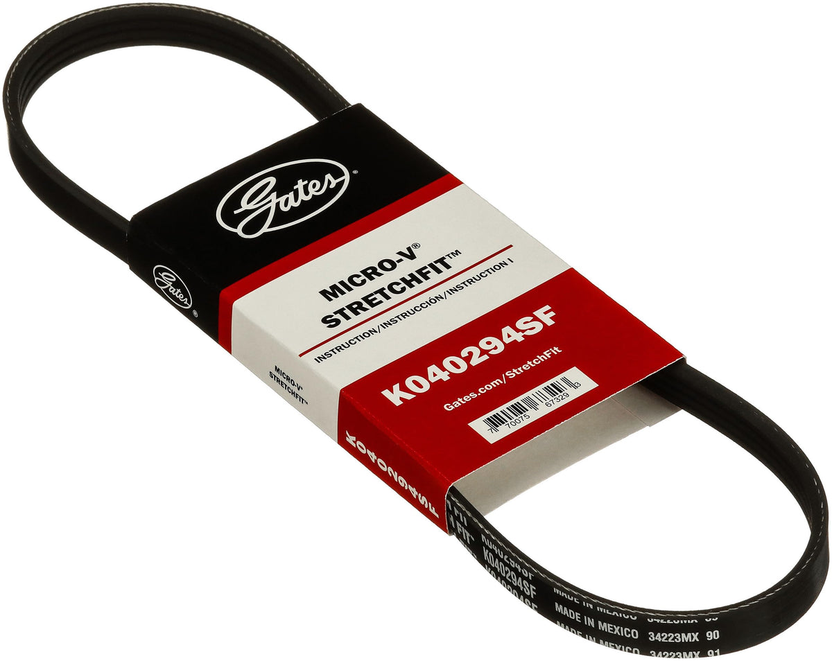 Gates K040294SF Stretch Fit Micro-V Serpentine Drive Belt