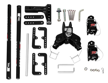 CAMCO 48901 Camco Eaz-Lift TR3 600lb Weight Distribution Hitch Kit - Features 800lb Max Tongue Weight Rating, Pre-Installed 2-5/16-inch Hitch Ball, and Adjustable Sway Control - (48901)