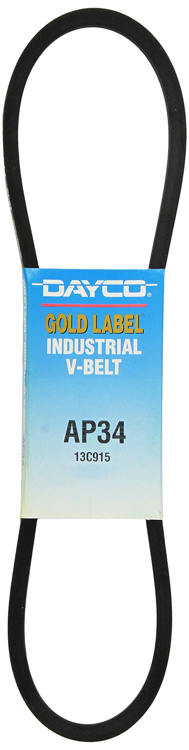 Dayco AP34 Super Blue Ribbon V-Belt, Black