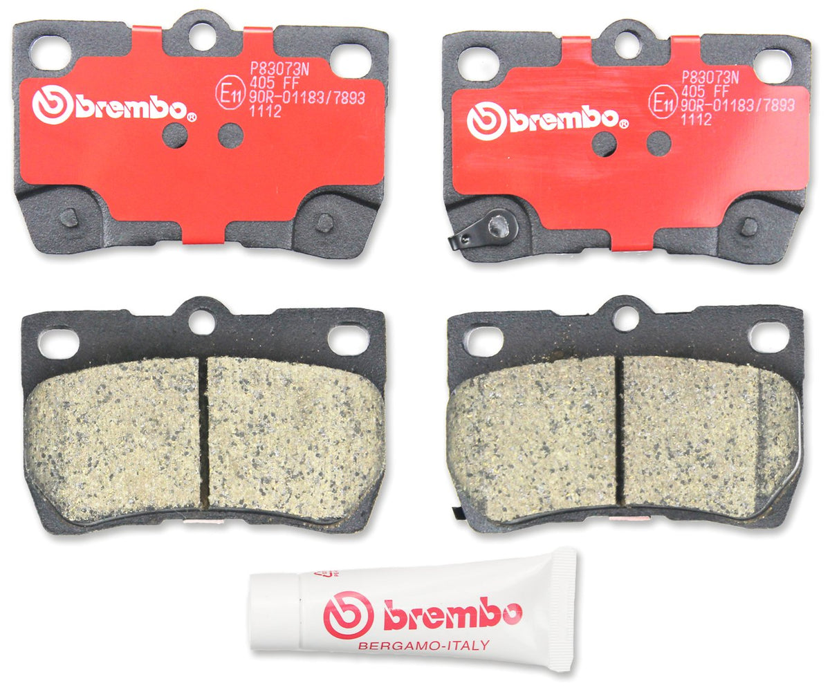 BREMBO P83073N Brembo P83073N Premium Ceramic Rear Disc Brake Pad Set LEXUS/TOYOTA/TOYOTA (FAW) OE# 0446622190