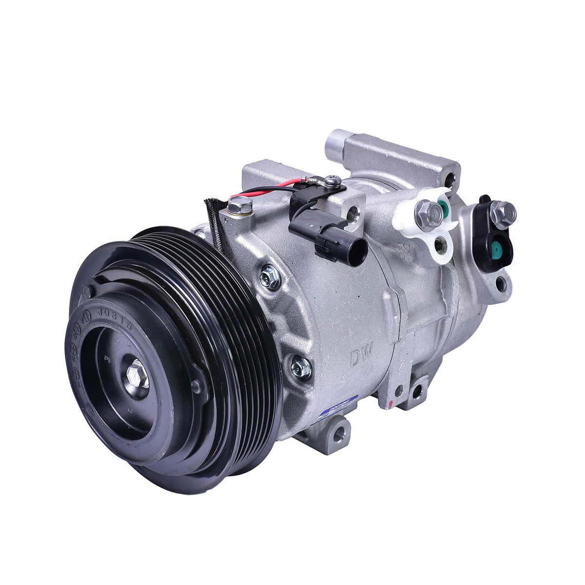 MANDO 10A1073 Mando New 10A1073 AC Compressor with Clutch Original Equipment (Pre-filled Oil)