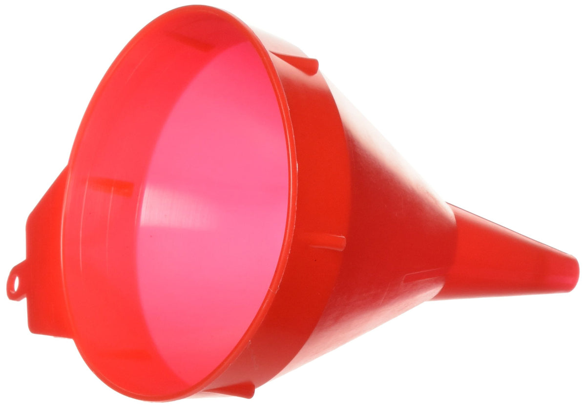 WIRTHCO 32091 WirthCo 32091 Funnel King Red Polyethylene Safety Funnel - 1 Pint Capacity