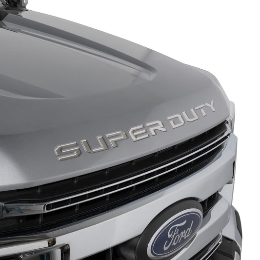 Putco 55553FD Putco 55553FD Ford Super Duty Hood Lettering Emblems Stamped Stainless Steel
