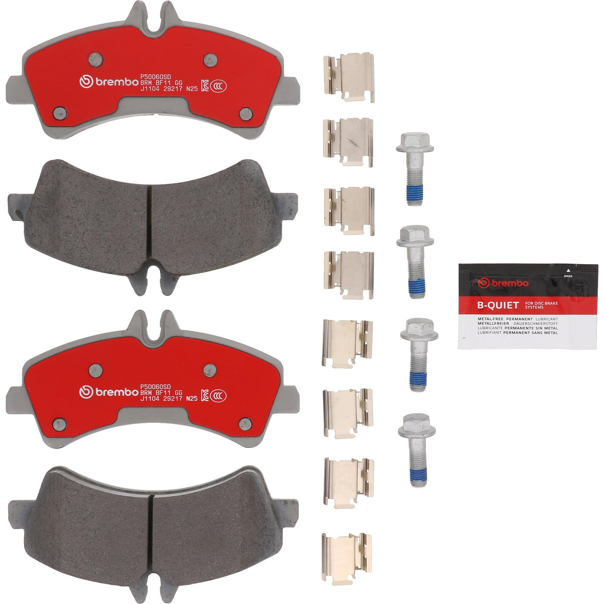 BREMBO P24168SD Brembo Disc Brake Pad Set Severe Duty P50060SD