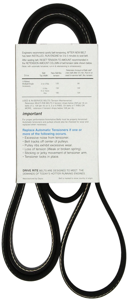 Dayco 5060900DR Serpentine Belt