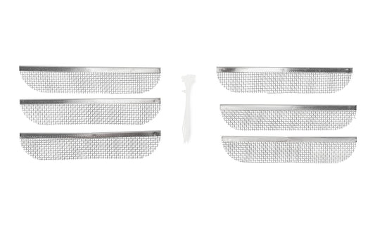 CAMCO 42154 Camco 42154 Flying Insect Screen for Dometic Refrigerator - Model RS 800 - Pack of 6,8.1" X 1.5"
