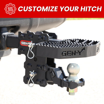 GEN-Y HITCH GH-030 GEN-Y Hitch GH-030 2" Shank Heavy-Duty 500lb Serrated Hitch Step