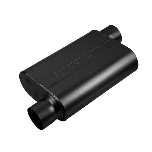 FLOWMASTER 943043 Flowmaster 943043 40 Delta Flow Muffler - 3.00 Offset In and 3.00 Offset Out - Aggressive Sound