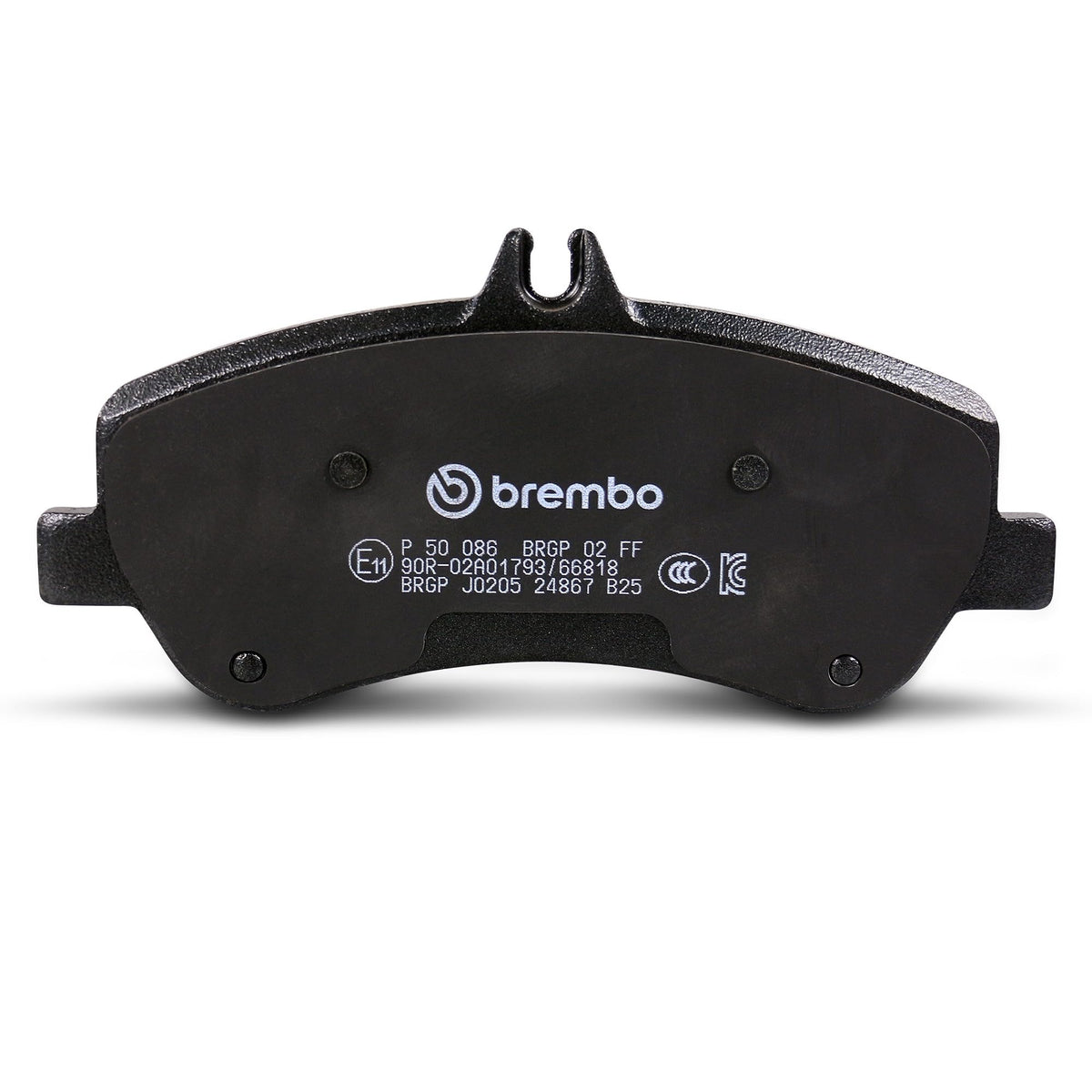 BREMBO P50086 Brembo P50086 Low-Met Front Disc Brake Pad Set MERCEDES-BENZ/MERCEDES-BENZ (BBDC) OE# A0054204820