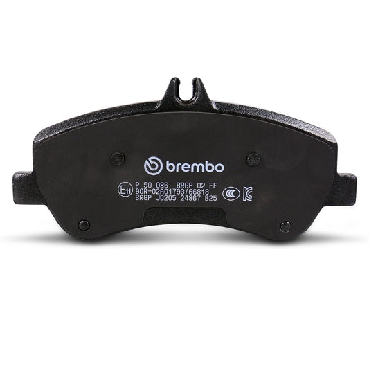 BREMBO P50086 Brembo P50086 Low-Met Front Disc Brake Pad Set MERCEDES-BENZ/MERCEDES-BENZ (BBDC) OE# A0054204820