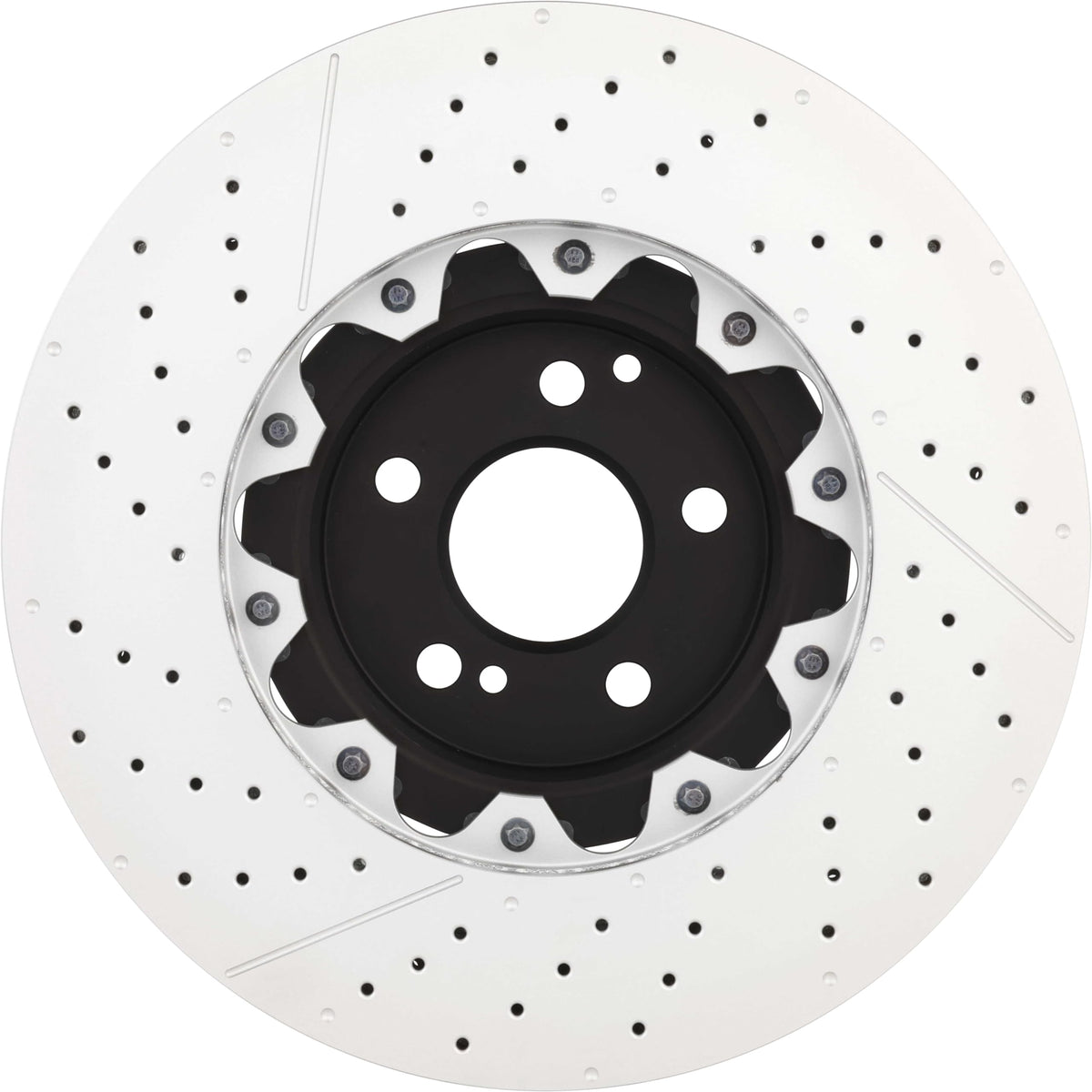 BREMBO 09976423C02 Brembo 09.9764.23 Floating two piece UV Coated vented drilled + Slotted Front Brake Rotor MERCEDES-BENZ OE# A2194210212