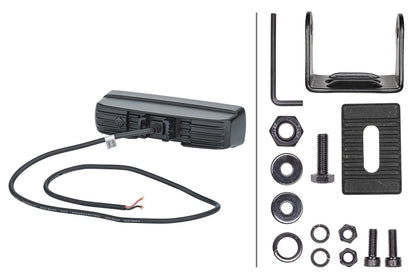HELLA 358176201 Hella 1FB 358 176-201 LED Headlight - Black Magic Mini Lightbar 6.2 Inches - 12/24 V - Mounting - Cable: 800 mm - Connector: Open Cable Ends