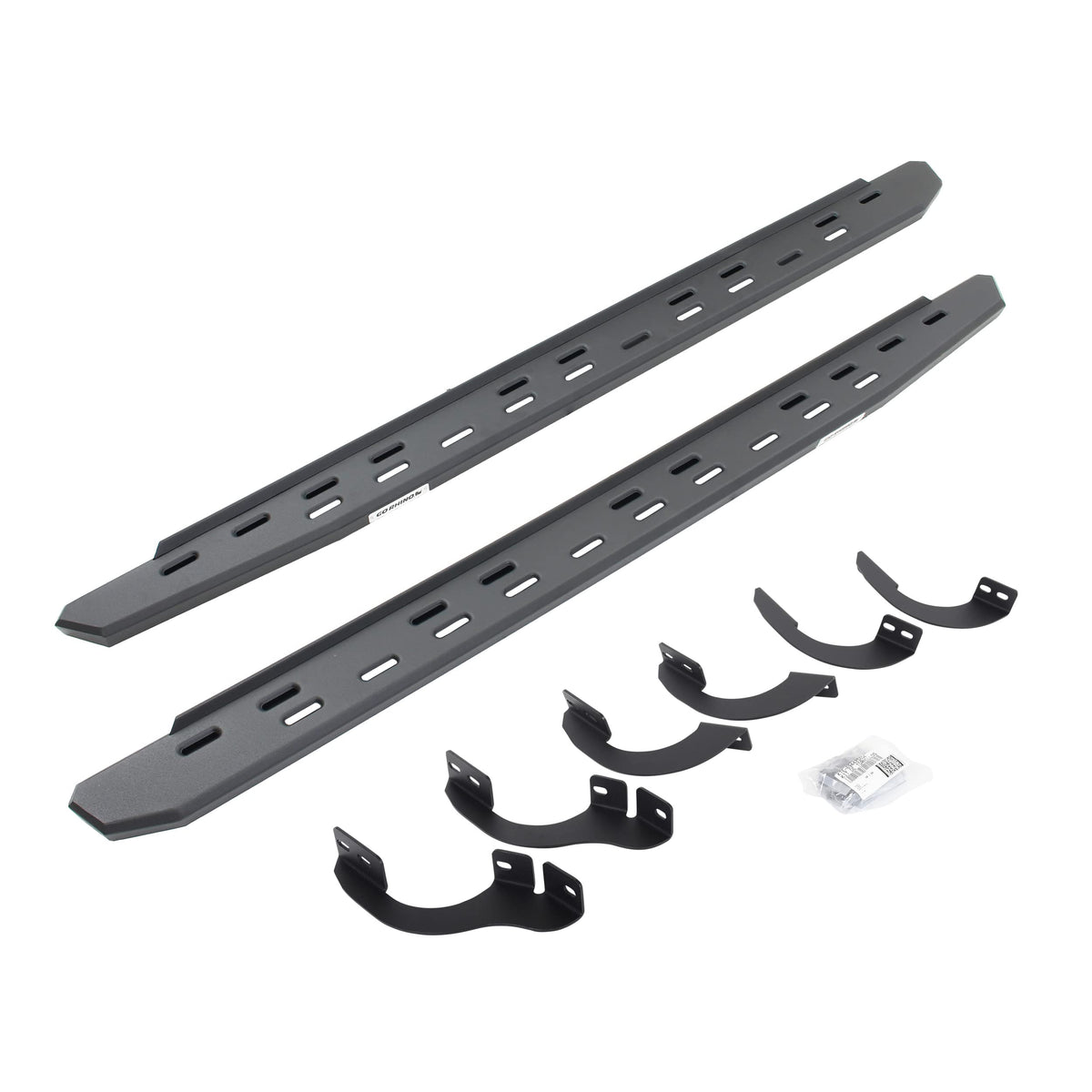 GO RHINO 69642568SPC Go Rhino RB30 Slim Running Boards & Brackets – Galvanized Steel, Textured Black – 69642568SPC – Fits 2014-2023 Toyota 4Runner (Excludes Limited, Nightshade Edition & TRD Sport)