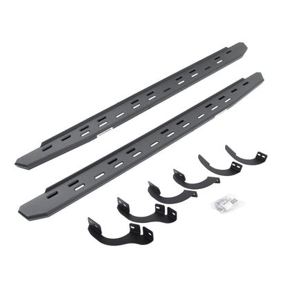 GO RHINO 69642568SPC Go Rhino RB30 Slim Running Boards & Brackets – Galvanized Steel, Textured Black – 69642568SPC – Fits 2014-2023 Toyota 4Runner (Excludes Limited, Nightshade Edition & TRD Sport)