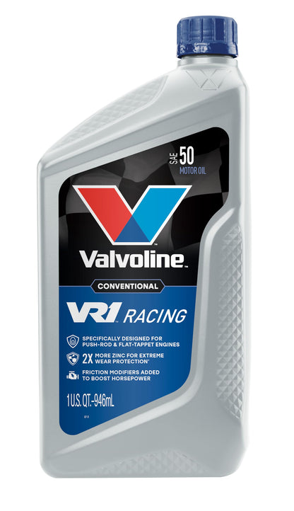 VALVOLINE 822350 Valvoline VR1 Racing SAE 50 Motor Oil 1 QT