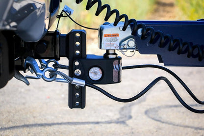 WEIGH SAFE SWS6-2.5 Weigh Safe Trailer Hitch Ball Mount, 6" Drop, 2.5" Receiver, Weight Scale