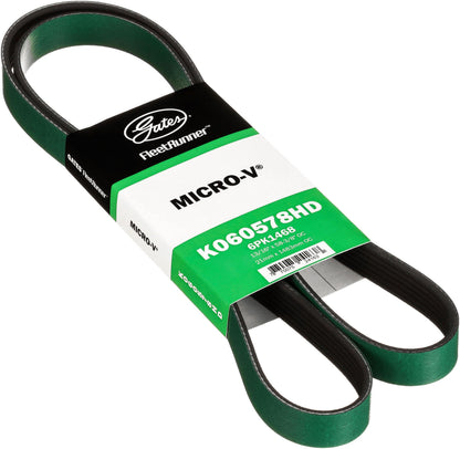 Gates K060578HD FleetRunner Heavy-Duty Micro-V Serpentine Drive