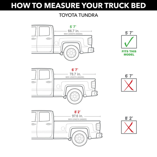 ROLL N LOCK 575A-XT RealTruck Roll-N-Lock A-Series XT Retractable Truck Bed Tonneau Cover | 575A-XT | Fits 2022 - 2025 Toyota Tundra Crew Cab, Double Cab 5' 7" Bed (66.7")