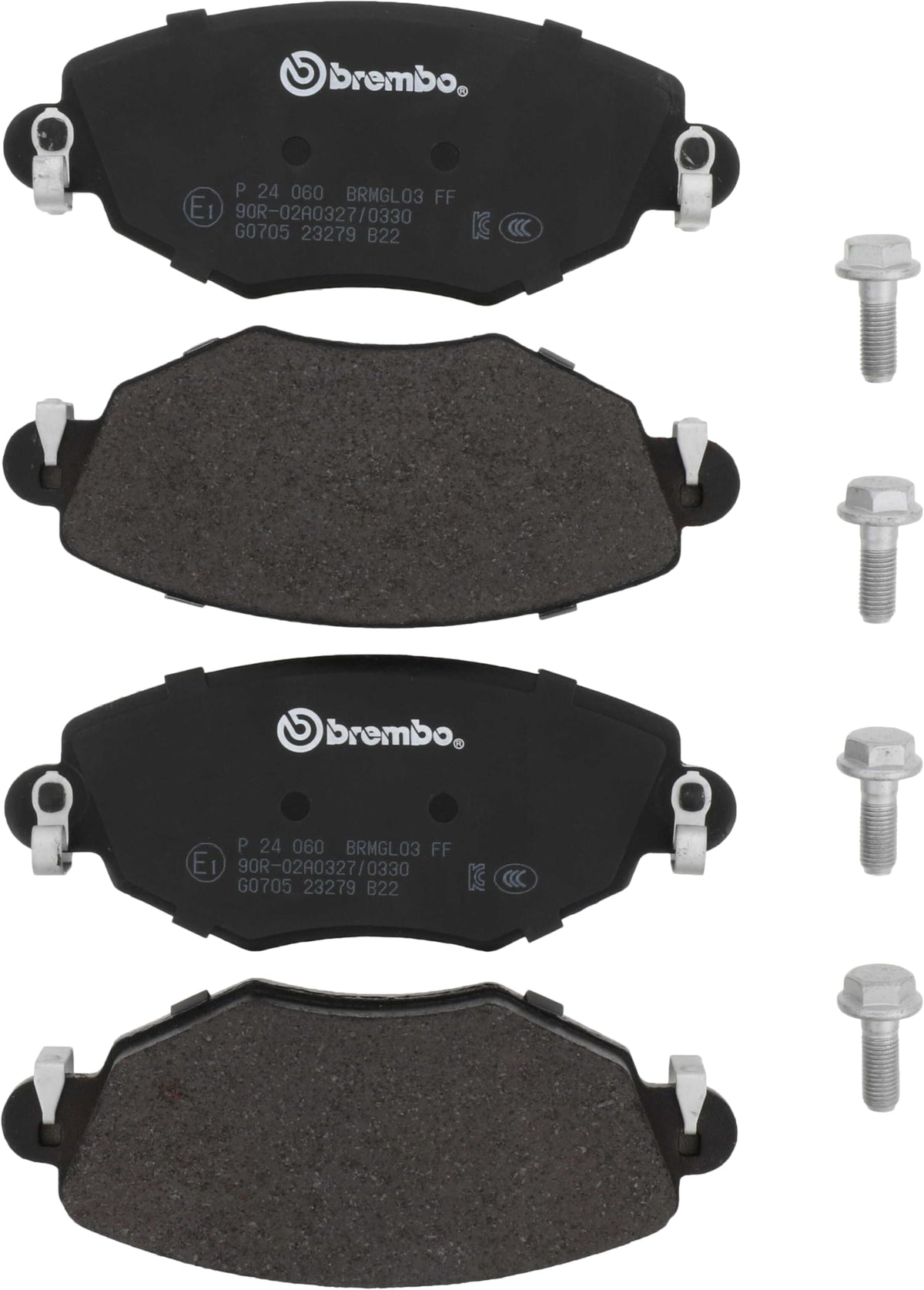 BREMBO P24060 Brembo P24060 Low-Met Front Disc Brake Pad Set CHANA/FORD/FORD (CHANGAN)/FORD AUSTRALIA/JAGUAR OE# 1522062