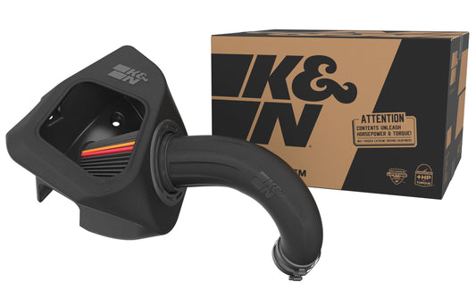 K&N FILTER 50-1578D K&N NextGen Cold Air Intake System: Dry-Flow Cotton Filter: Compatible with 2019-2024 RAM 1500; 50-1578D