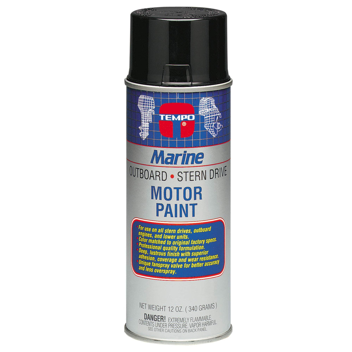 MOELLER 025814 Moeller 025814 Engine Paint - Yamaha Blue Gray, 12 oz. , Package may vary