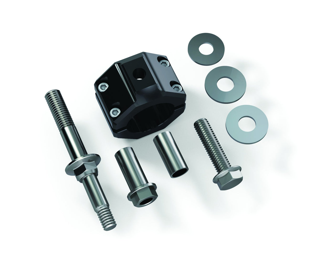TERAFLEX 1123140 TeraFlex 1123140 Steering Stabilizer Relocation Bracket Kit (JK (for Stock Tie Rod))