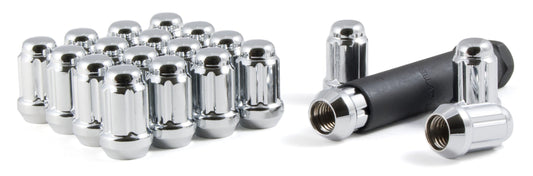 GORILLA K5CS-00012GR Small Diameter Spline Acorn Lug Nuts - 3/4" & 13/16" Dual Hex Key - 1/2"-20 Thread Size - Chrome Finish - Set of 20 (K5CS-00012GR)
