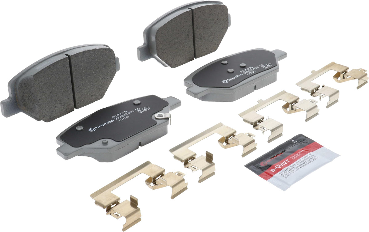 BREMBO P07007N Brembo P07007N Premium Ceramic Front Disc Brake Pad Set OPEL OE# 84120877