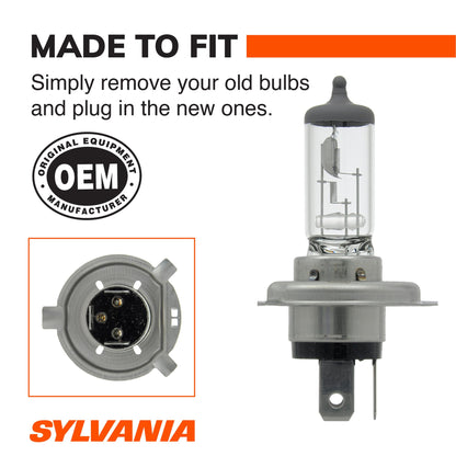 SYLVANIA 9003XV.BP SYLVANIA 9003 XtraVision Halogen Headlight Bulb, High or Low Beam, 1 Bulb