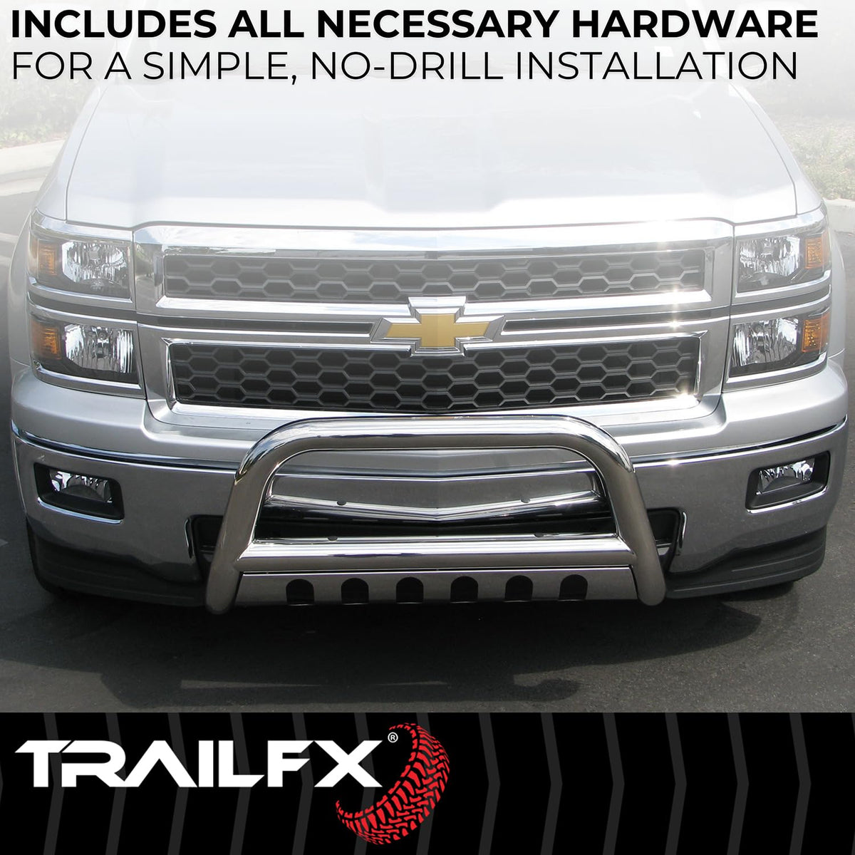 TRAILFX B0040S Trailfx B0040S 3' BULL BAR 2020_CHEVY25/3500 PSS