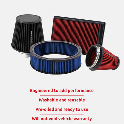 SPECTRE 3992 Spectre Performance 3992 Red 9mm Breather Filter