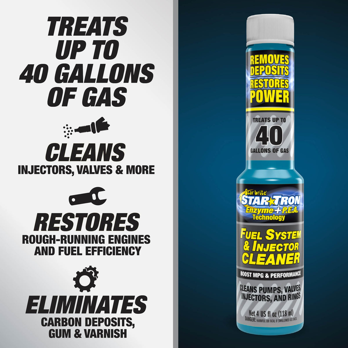 STAR BRITE 096604 STAR BRITE 096604 Star Tron Fuel System and Injector Cleaner - 4 oz.