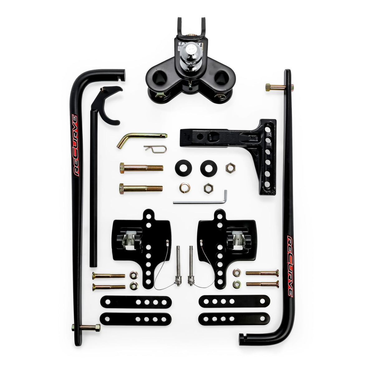 CAMCO 48751 Camco Eaz-Lift ReCurve R3 Weight Distribution Hitch, 600 lb Kit with 2 5/16″ Ball