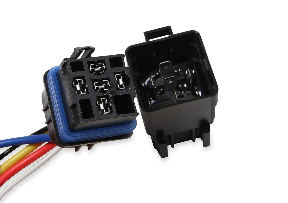 MR GASKET 40100G Mr. Gasket 40100G Waterproof Relay 12V DC/30 Amp Continuous/40 Amp Momentary 7 in. Long Wiring Pigtail Waterproof Relay