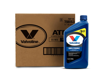 VALVOLINE 798153 Valvoline DEX/MERC (ATF) Automatic Transmission Fluid 1 QT, Case of 6