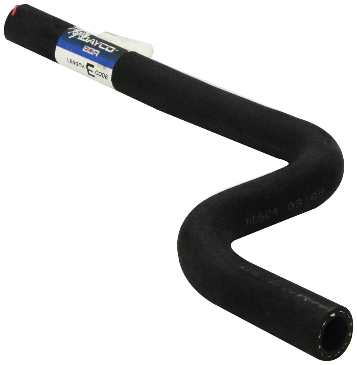 Dayco 86121 Molded Heater Hose Assem, Black