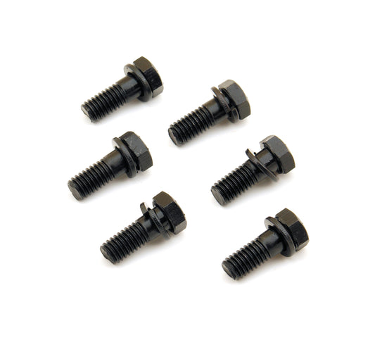 MR GASKET 910 Mr. Gasket Pressure Plate Bolts Chev/Chry, Black