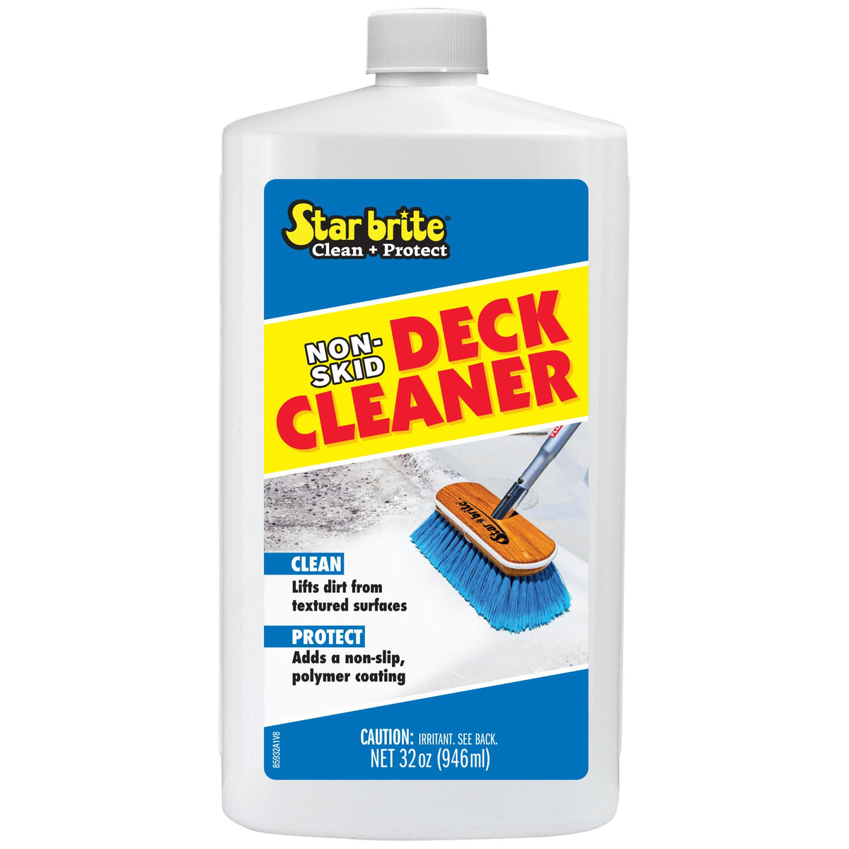 STAR BRITE 085932PW STAR BRITE Non-Skid Deck Cleaner & Protectant - Lift Dirt & Stains From Fiberglass, Painted Surfaces, More, 32oz (085032)