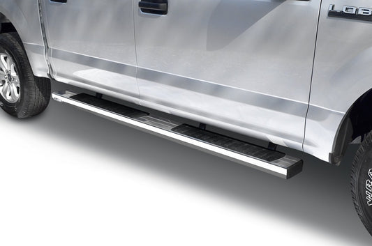 GO RHINO 6862415587PS Go Rhino 6" OE Xtreme II Sidesteps & Brackets | Stainless Steel, Polished | 6862415587PS | Fits 2015-2024 Ford F-150 Super Crew; 2017-2024 Ford F-150 Raptor Super Crew & Others (See Description)