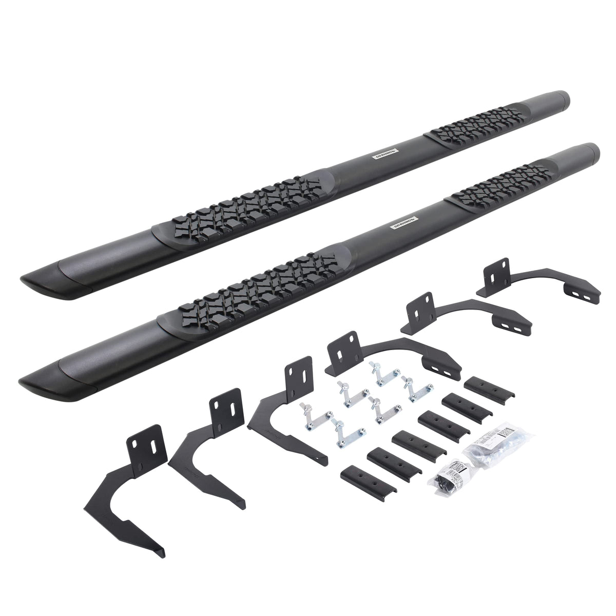 GO RHINO V3410687T Go Rhino! V3410687T V-Series V3 Side Bar Kit (Boards and Mounting Brackets), Textured Black