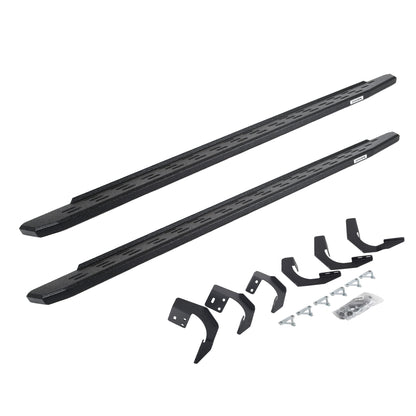 GO RHINO 69620687T Go Rhino RB30 Running Boards & Brackets | Galvanized Steel, Protective Bedliner Coating | 69620687T | Fits 2015-2018 Ram 1500 Crew Cab Pickup; 2019-2023 Ram 1500 Classic Crew Cab Pickup