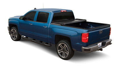 LEER 630289 LEER Latitude | Fits 2007-2021 Toyota Tundra with 5.6 FT Bed with Track | Easy Install, Soft Tri-Fold Truck Bed Tonneau Cover (with Track) - Does Not Fit Trail Edition