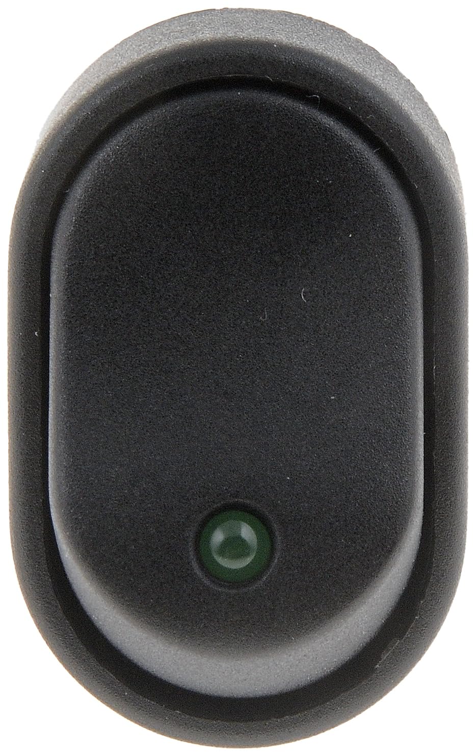 DORMAN 84843 Dorman 84843 Rocker Switch - Black Body/Green LED Glow/Oval Style Universal Fit