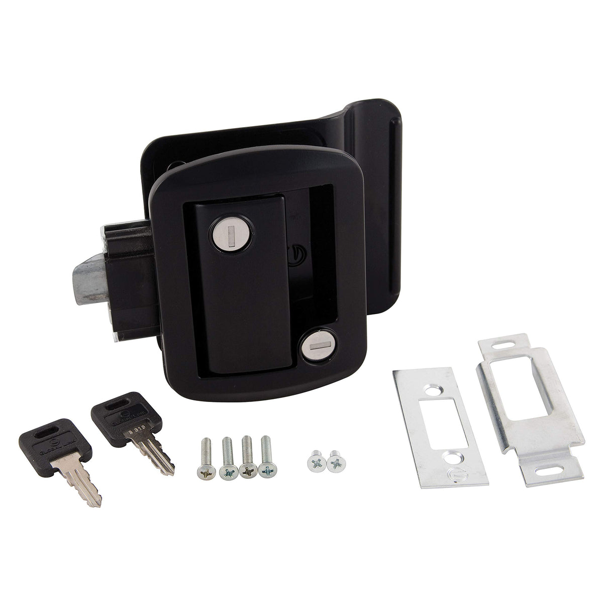 AP PRODUCTS 013-570 AP Products 013-570 Black Global Travel Trailer Entrance Lock Set