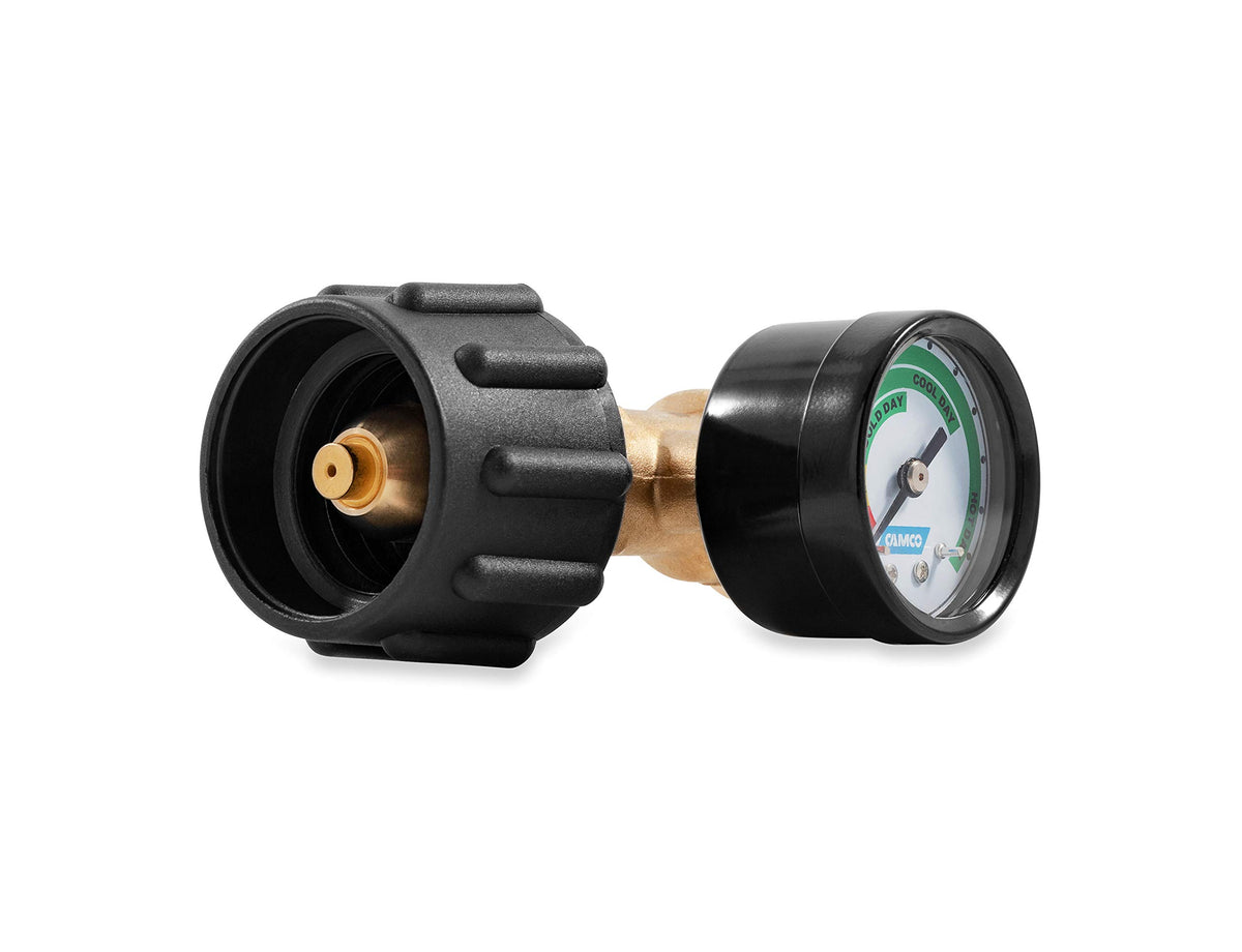 CAMCO 59023 Camco RV Propane Gauge and Leak Detector | Features Type 1 Connection for RVing, Boating, Gas Grills and More (59023)