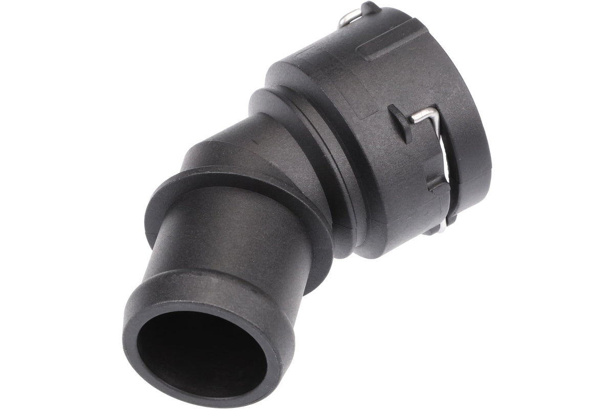 URO Parts 1J0122291 Cooling Hose Connector, On Upper Radiator Hose