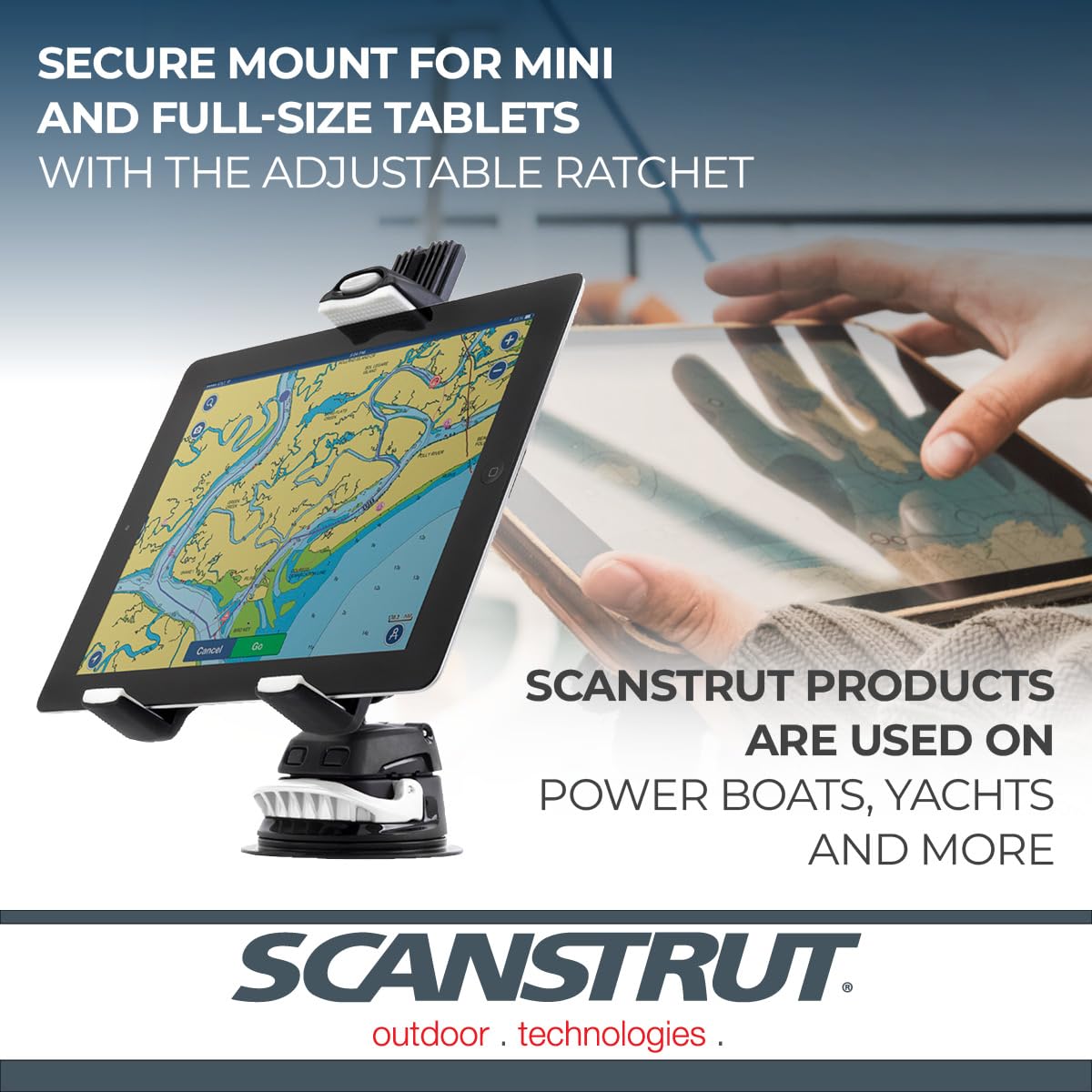 SCANSTRUT RLS-508-405 Scanstrut RLS-508-405 ROKK Mini for Tablet with Suction Cup Base