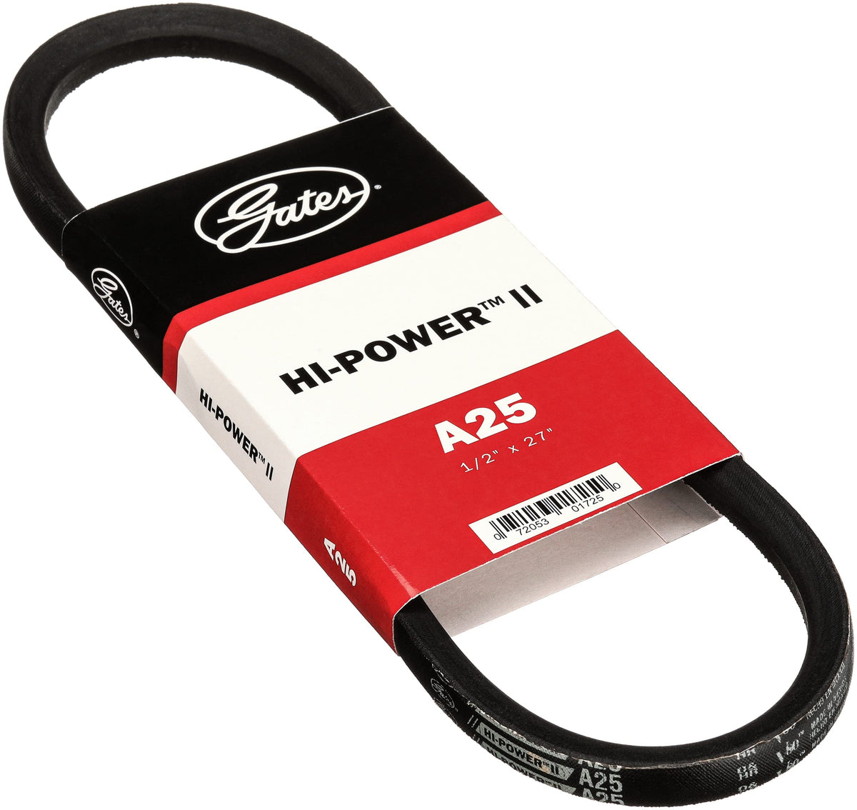 Gates A25 Hi Power Ii Classical Section Wrapped V Belt